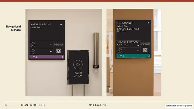 DIA navigational signage system