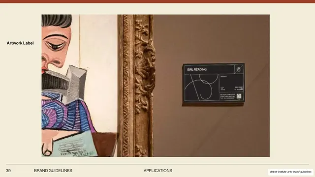 DIA artwork label application
