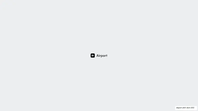 Airport icon lockup