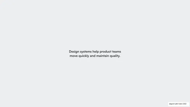 Design systems pull quote, minimal, light-mode, light