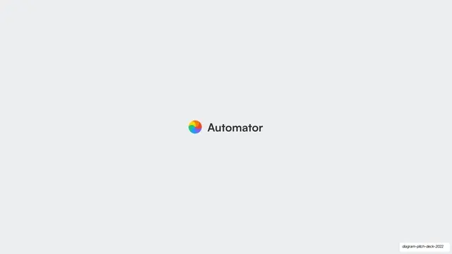 Automator product logo reveal