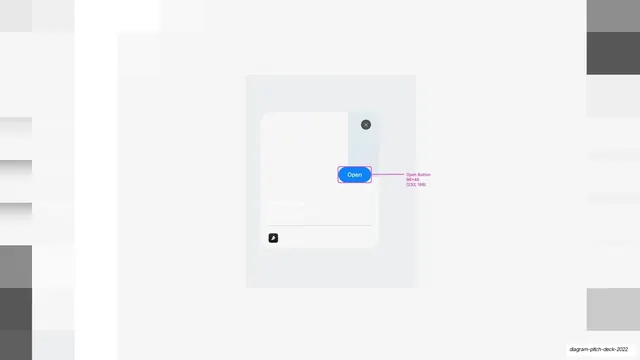 App Clip card with Open button spec