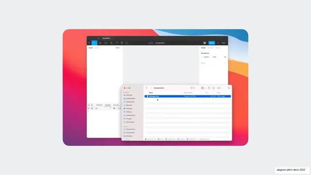 Image to layers Mac desktop mockup