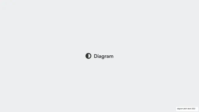 Diagram Pitch Deck 2022, minimal, light-mode, light