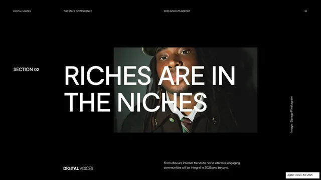 Section 02 - Riches are in the niches