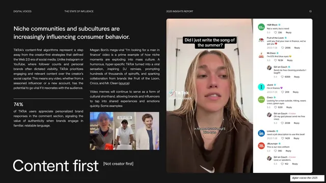 Content first not creator first, editorial, swiss, light