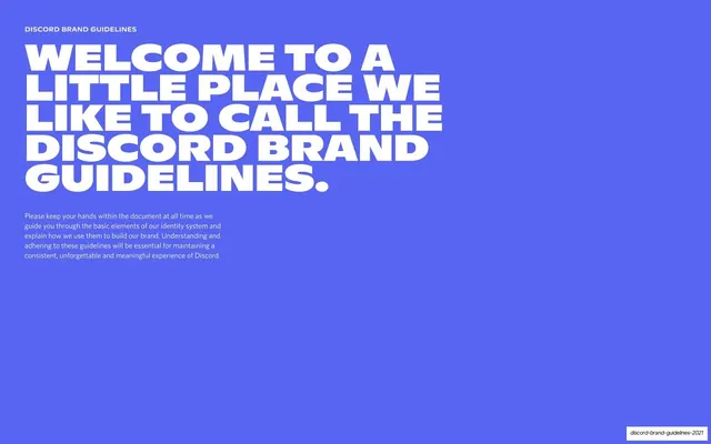 Welcome statement