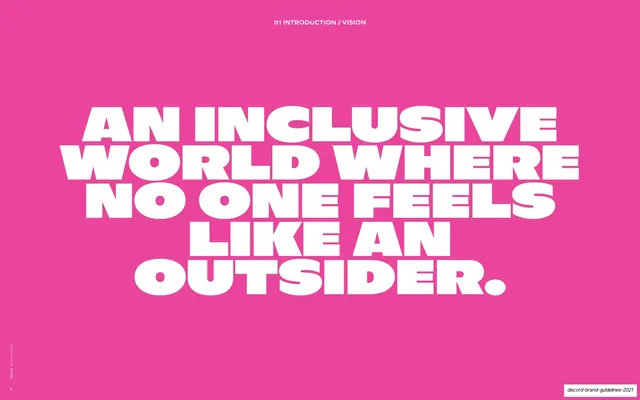 An inclusive world (Vision)