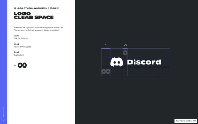 Logo clear space, editorial, minimal, light