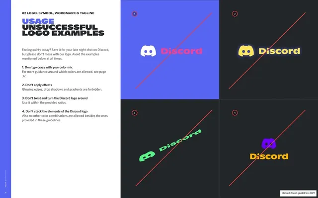 Unsuccessful logo examples