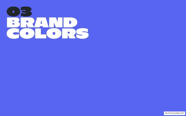Brand Colors section opener, dark-mode, minimal, vibrant