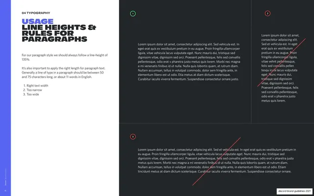 Line height rules for paragraphs