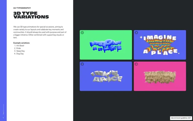 3D type variations