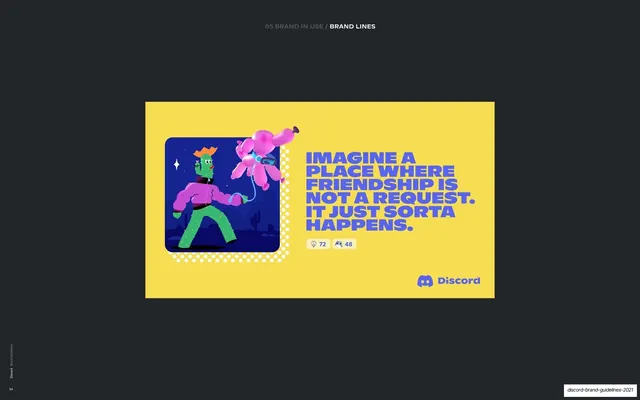 Brand line example card