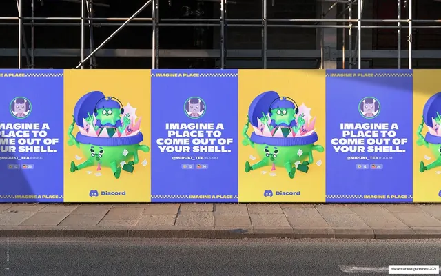 Street hoarding poster series
