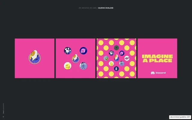 Audio dialog avatar frames, playful, maximalist, vibrant
