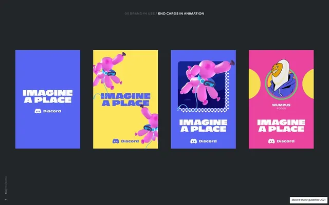 Animation end cards, 3d-render, playful, dark