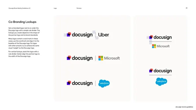 Docusign co-branding lockups