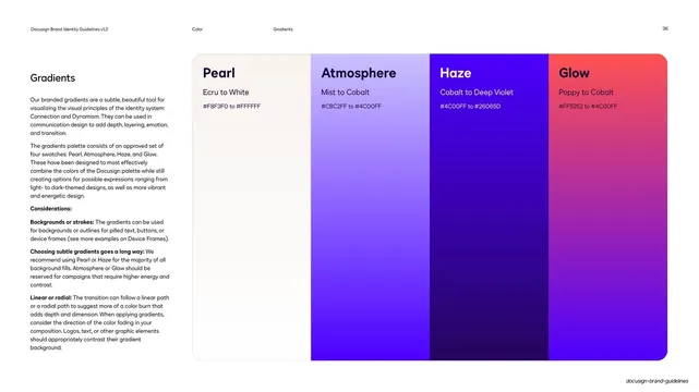 Approved gradients Pearl Atmosphere Haze Glow