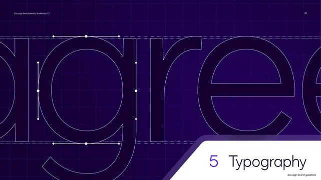 Typography section opener