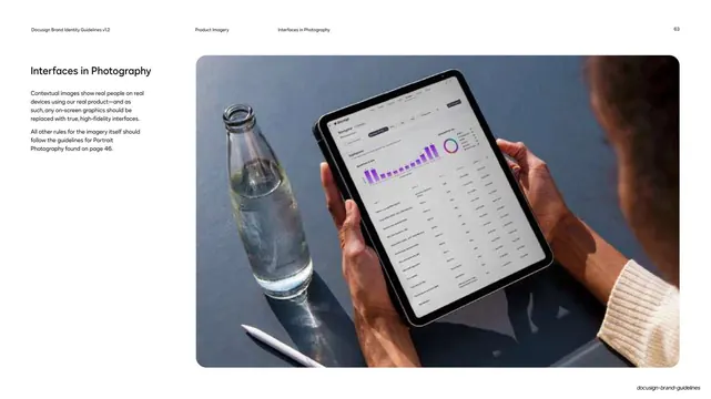 Docusign interfaces in photography