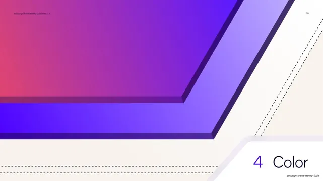 DocuSign Color section divider