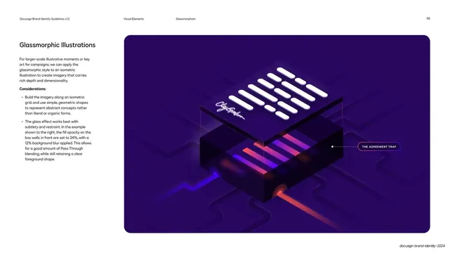 Glassmorphic illustrations guidance