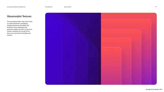 Glassmorphic textures guidance
