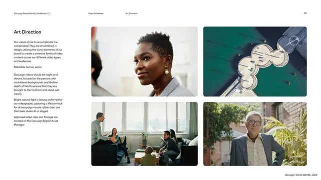 Video art direction photo grid