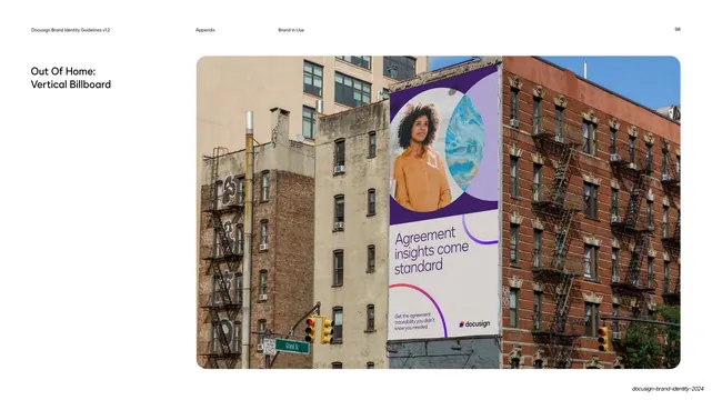 Out-of-home vertical billboard mockup