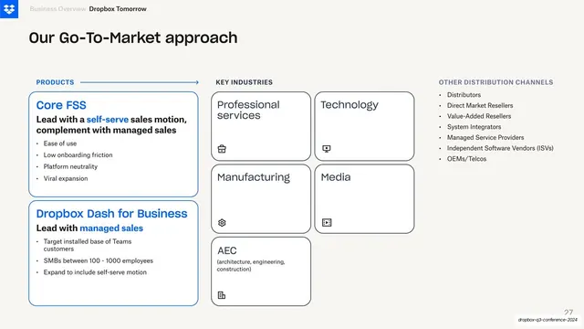 Go-To-Market three-column framework
