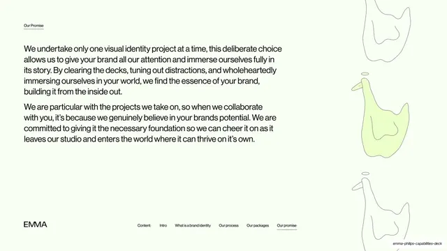 Our promise statement