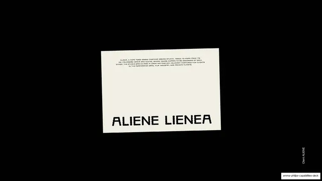 Aliene case study intro
