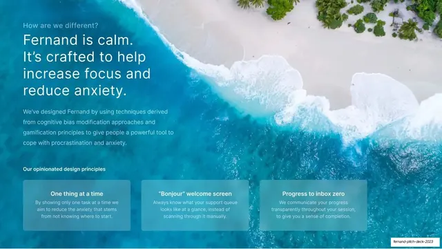 Calm design principles over ocean photo