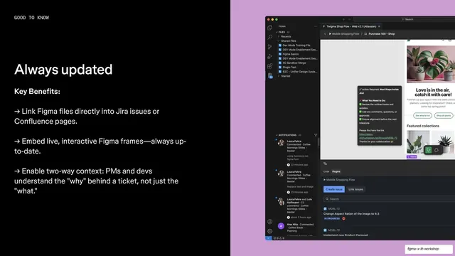 Always updated Jira integration feature