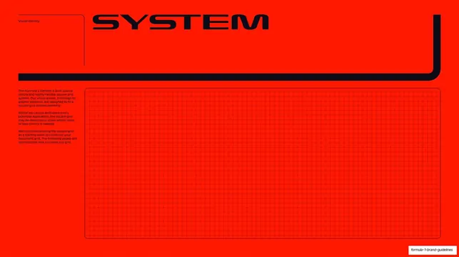 F1 System red section opener