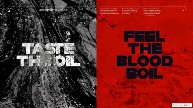 F1 design behaviours, "Feel the blood boil