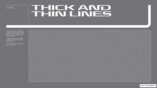 F1 "Thick and Thin Lines" section opener