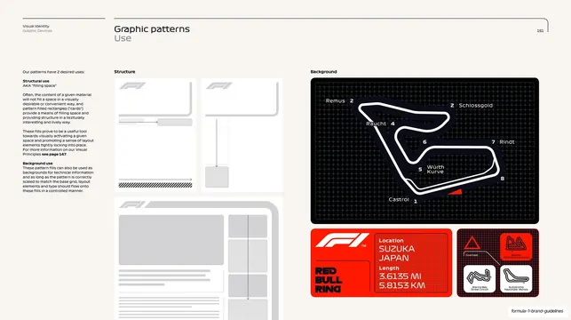 Graphic patterns structural and background use