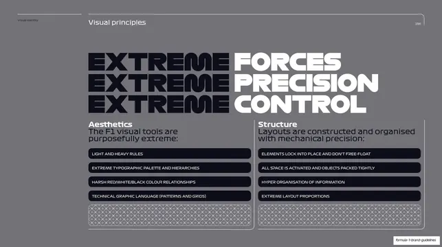 Extreme forces visual principles