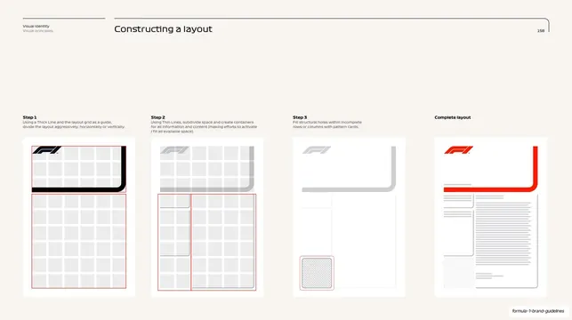 Constructing a layout three-step workflow