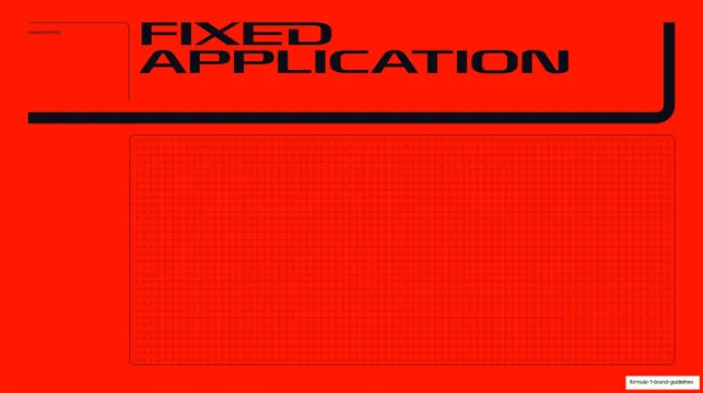 Fixed Application red section divider