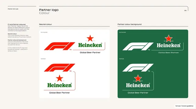 Partner lock-up colour rules
