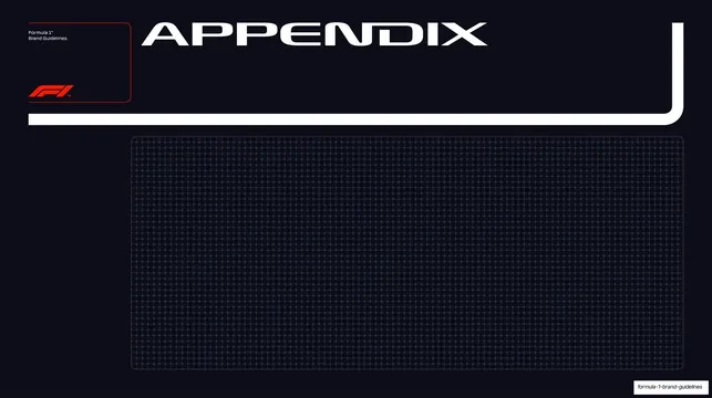 Appendix section divider