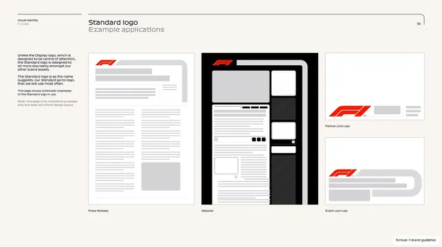 Standard logo example applications
