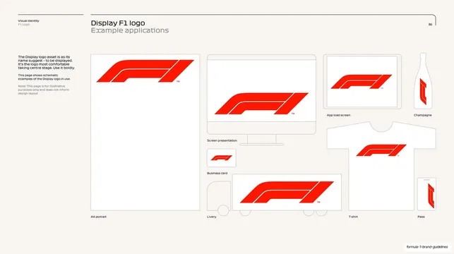 Display logo example applications