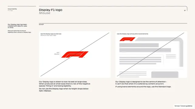 Display logo misuse and limits