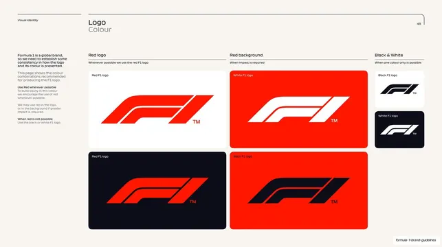 Logo colour approved combinations