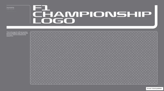 F1 Championship logo sub-section divider
