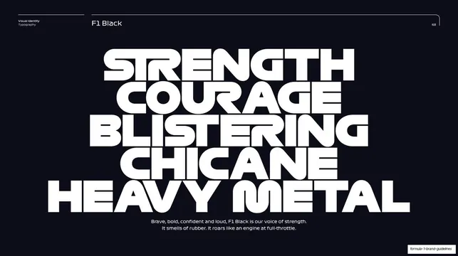 F1 Black weight - voice of strength